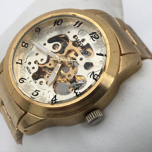Emporio Armani Other - Emporio Armani Men Watch Automatic Gold Tone Moda